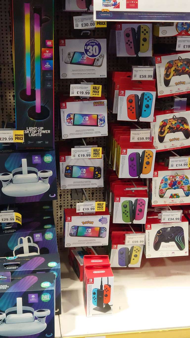 Hori Split Pad $19.99 Gengar, Sonic, Pac-Man free C&C select stores only e.g. Charlton